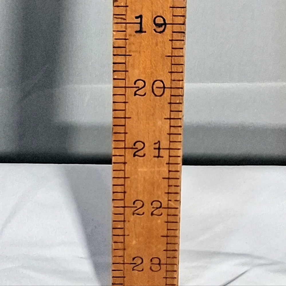 Stanley 34v 1940's Era Vintage Rare Collectible Maple 24" Vertical Ruler